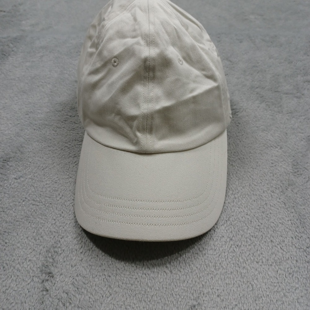 Lululemon Hat Mens Small Medium Beige Adjustable Logo Modern